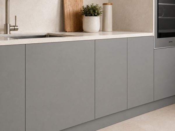 panel melamina gris plomo